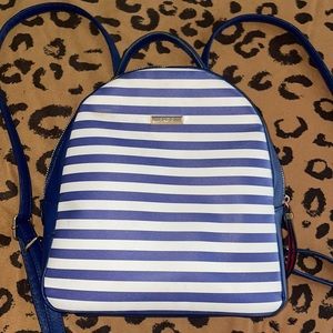 Navy blue Aldo backpack.
